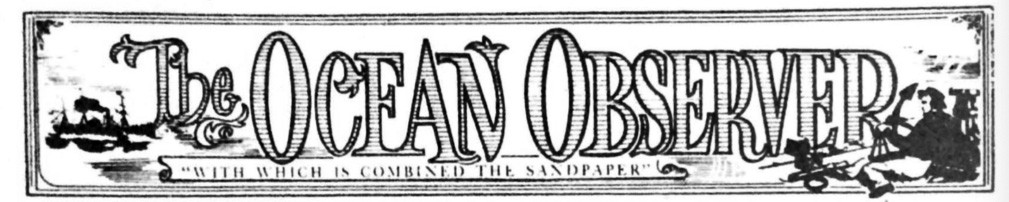 Ocean Observer Header Ocean Shores, WA