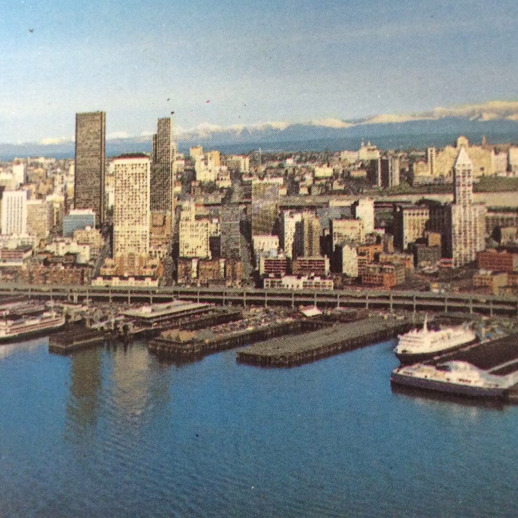 vintage seattle waterfront 1960s