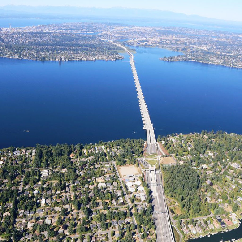 520 floating bridge Seattle 2020