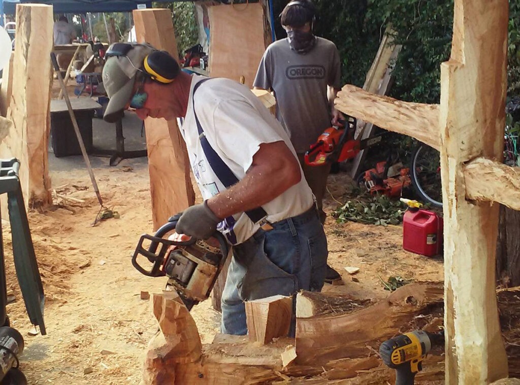 Boaz Backus Chainsaw Carving